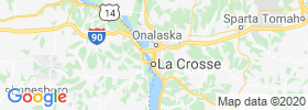 North La Crosse map